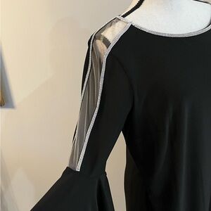 Prelude Black dress with rhinestone Detail